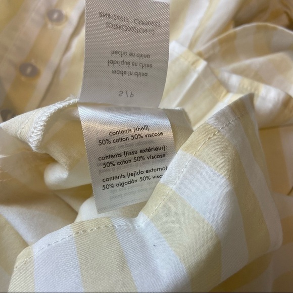 WeWoreWhat Elle Striped Mini Shirt Dress. - Picture 11 of 13